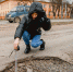В Таганроге вновь асфальт сошел месте со снегом - Bloknot-Taganrog.Ru