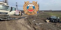 Место ДТП. Фото отдела пропаганды УГАИ по Ростовской области - RuffNews.Ru