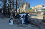 22 марта на улицах Таганрога прошли первые субботники