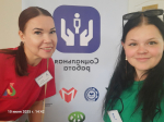 Декан факультета психологии и социальной педагогики О.А. Музыка и студентка А.С. Беляева – представители Ростовской области на отборочном этапе Национального чемпионата профессионального мастерства «Абилимпикс» в г. Грозный