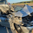 Машину сплющило на автотрассе «Новороссия» под Таганрогом - Bloknot-Taganrog.Ru