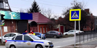 Оцепление в месте падения обломков БПЛА. Фото ruffnews.ru - RuffNews.Ru