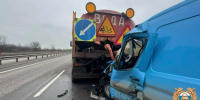 Место ДТП. Фото пресс-службы Госавтоинспекции Ростовской области - RuffNews.Ru