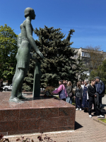 Митинг «Памяти павших будем достойны!», посвящённый подвигу юных подпольщиков Таганрога в годы Великой Отечественной войны