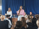 Встреча преподавателей и студентов кафедры психолого-педагогического образования и медиакоммуникации со старшеклассниками МАОУ Лицей № 28