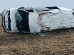 Пять человек пострадали в серьезном ДТП с опрокинувшимся фургоном в Матвеево-Курганском районе